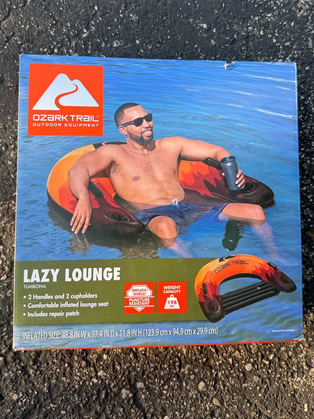Ozark Trail Lazy Lounge Pool Float